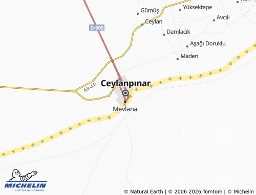 MICHELIN Ulucami map - ViaMichelin