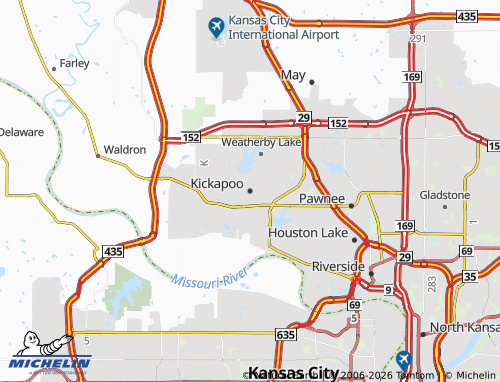Mapa MICHELIN Kickapoo - ViaMichelin