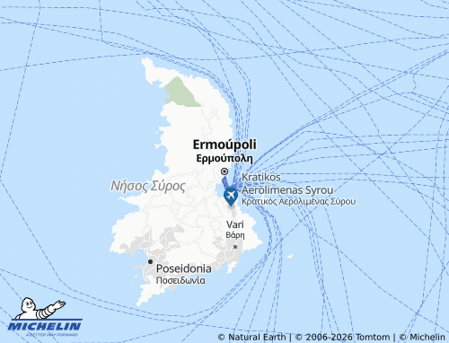 Carte MICHELIN Ermoúpoli - ViaMichelin