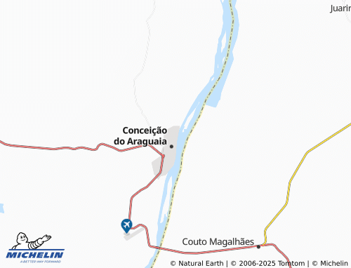 MICHELIN Universitário map - ViaMichelin