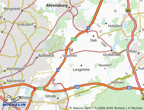 MICHELIN Braak map - ViaMichelin