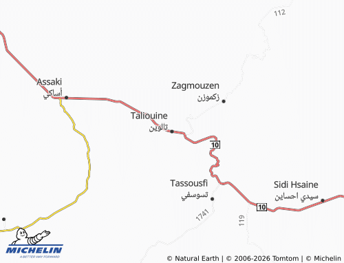 MICHELIN-Landkarte Taliween - ViaMichelin