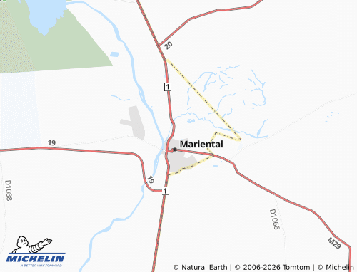 MICHELIN Mariental Outlying map - ViaMichelin