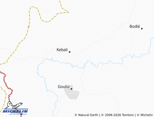MICHELIN Kebaly map - ViaMichelin