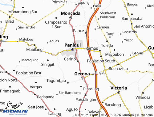 MICHELIN Samput map - ViaMichelin
