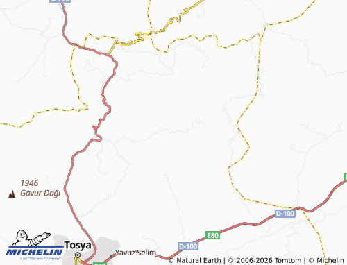 Kaart MICHELIN Çeltikçi - ViaMichelin