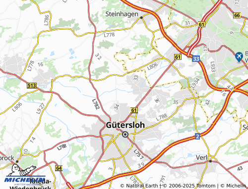MICHELIN-Landkarte Bentlage - ViaMichelin