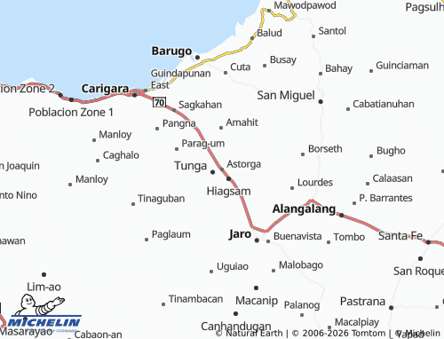 MICHELIN Astorga map - ViaMichelin