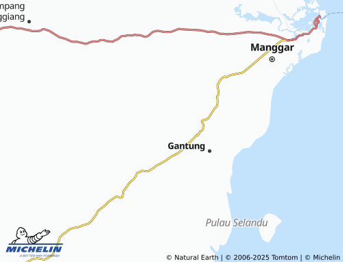 MICHELIN Lenggang map - ViaMichelin