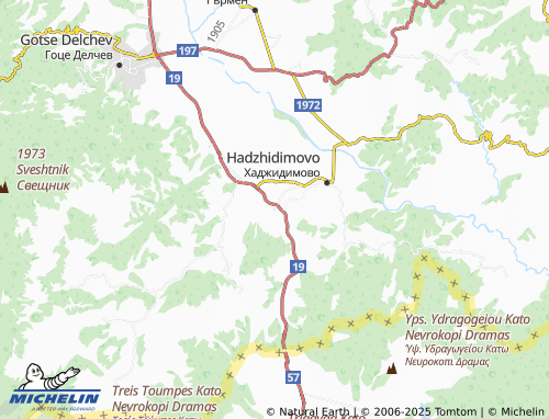 MICHELIN Sadovo map - ViaMichelin