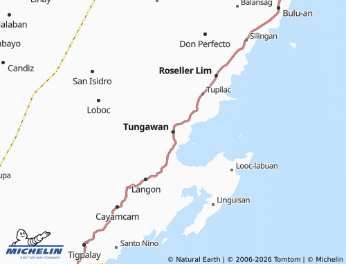 MICHELIN Tungawan map - ViaMichelin