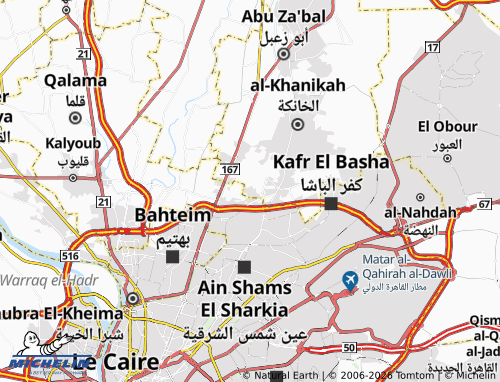 MICHELIN-Landkarte al-Munyah - ViaMichelin