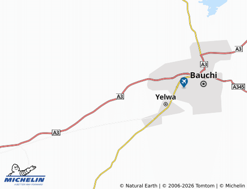 MICHELIN Gamadaji map - ViaMichelin