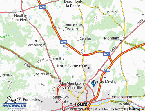 MICHELIN La Rue map - ViaMichelin