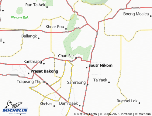Mapa MICHELIN Chan Sar - ViaMichelin