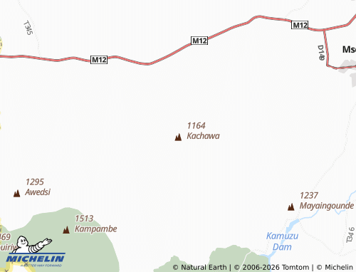 Mapa MICHELIN Mkanda - ViaMichelin