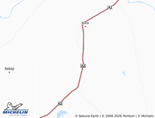 Mappa MICHELIN Yadakwari - ViaMichelin