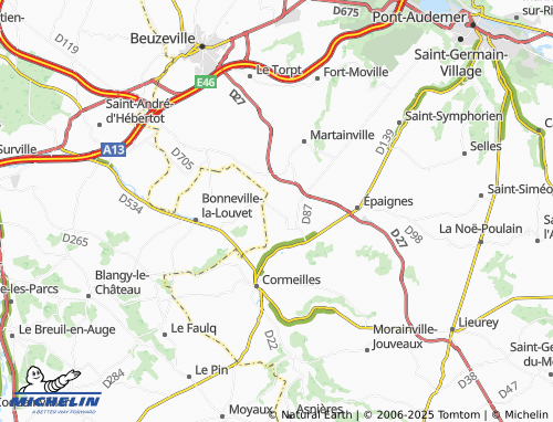MICHELIN Le Bois-Hellain map - ViaMichelin