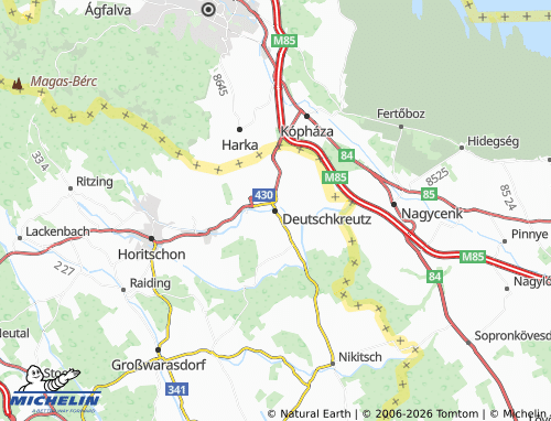 Mappa MICHELIN Deutschkreutz - ViaMichelin