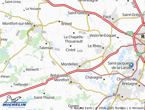 MICHELIN-Landkarte Chancé - ViaMichelin