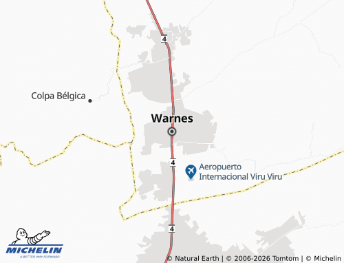 MICHELIN Warnes map - ViaMichelin