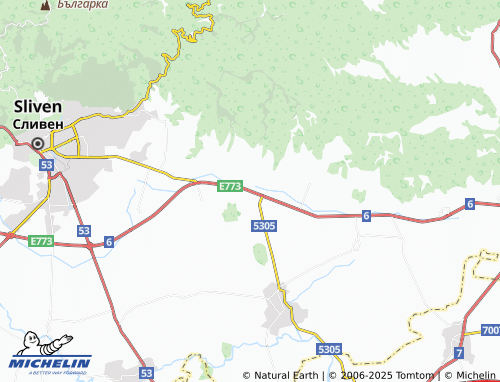 MICHELIN Kaloyanovo map - ViaMichelin