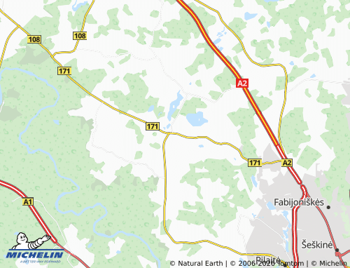 Mappa MICHELIN Sudervė - ViaMichelin