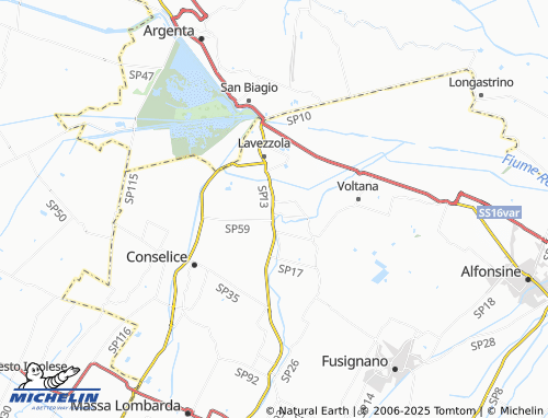 MICHELIN Giovecca map - ViaMichelin