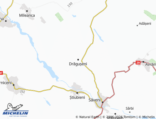 MICHELIN Drăgușeni map - ViaMichelin