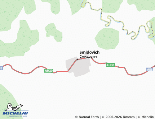 MICHELIN-Landkarte Smidovich - ViaMichelin
