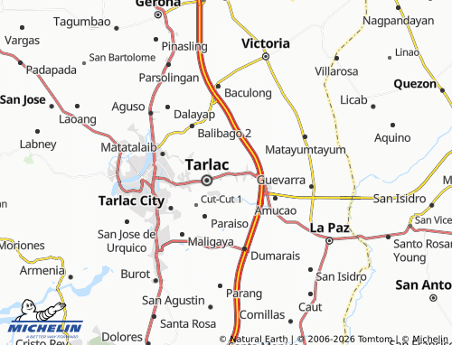 MICHELIN San Jose map - ViaMichelin