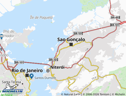 Mapa MICHELIN Paraíso - ViaMichelin