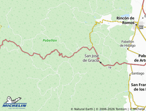 MICHELIN San Antonio de los Ríos map - ViaMichelin