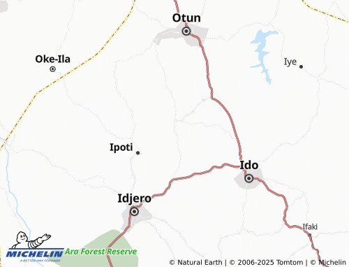 MICHELIN Ijurin map - ViaMichelin