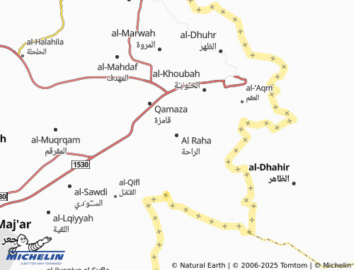 MICHELIN Al Rahah map - ViaMichelin