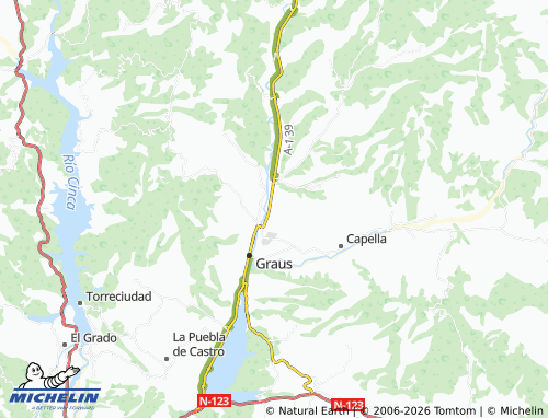 Kaart MICHELIN Torre de Esera - ViaMichelin