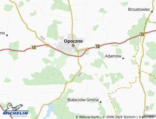 MICHELIN Ogonowice map - ViaMichelin