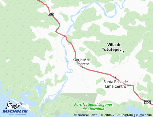 Mappa MICHELIN Loma Bonita - ViaMichelin