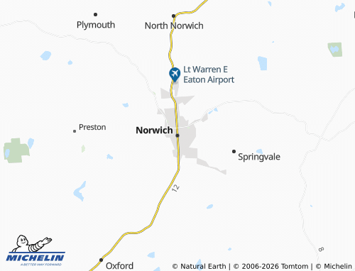 Carte MICHELIN Norwich - ViaMichelin