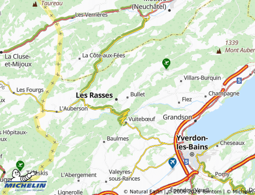 Carte MICHELIN Bullet - ViaMichelin