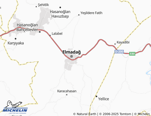 MICHELIN-Landkarte Yenidoğan - ViaMichelin