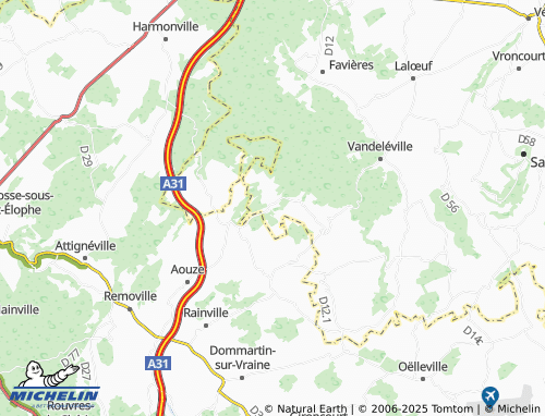 Mapa MICHELIN Tramont-Saint-André - ViaMichelin