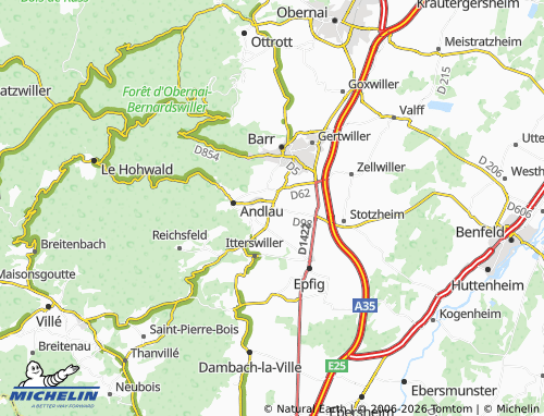 Mapa MICHELIN Eichhoffen - ViaMichelin