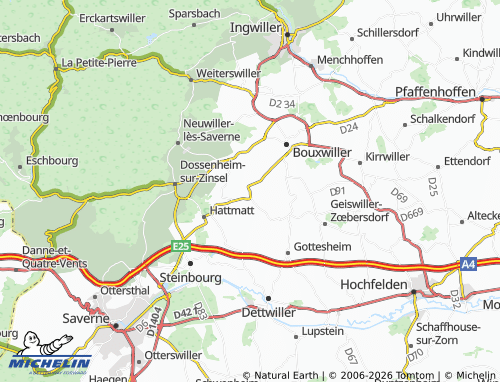 Mapa MICHELIN Imbsheim - ViaMichelin