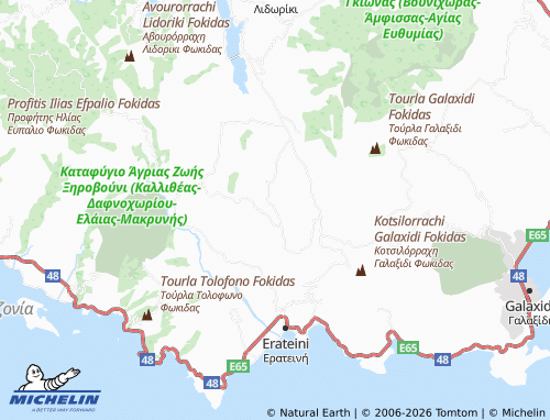 MICHELIN Amygdalia map - ViaMichelin