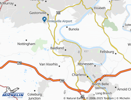 MICHELIN-Landkarte Baidland - ViaMichelin