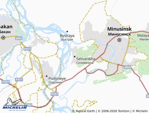 MICHELIN-Landkarte Selivanikha - ViaMichelin