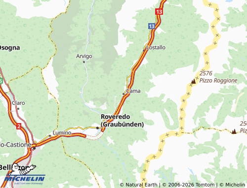Mapa MICHELIN Cama - ViaMichelin