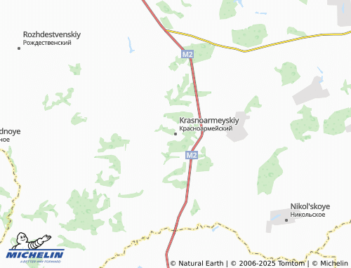 MICHELIN Krasnoarmeyskiy map - ViaMichelin