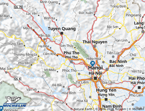 Carte MICHELIN Sông Lô - ViaMichelin